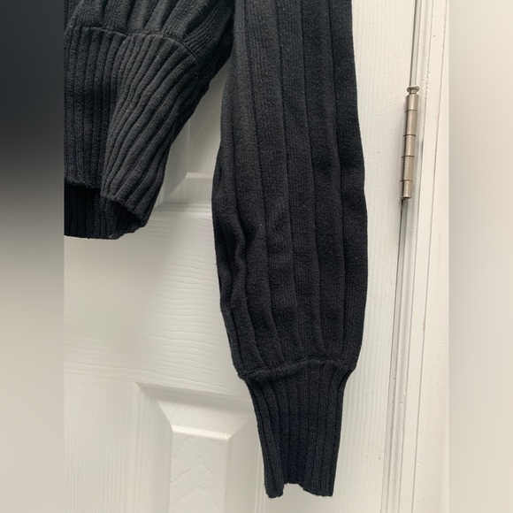 Wilfred Plunge Front Cardigan Black S - Picture 8 of 11